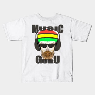 Cool Dub Reggae Music DJ Guru Kids T-Shirt